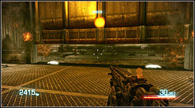 After getting to the top a counter will appear and you will have around 10 seconds to run - Act VI - Chapter 2 - p. 2 - Walkthrough - Bulletstorm - Game Guide and Walkthrough