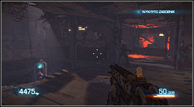 At some point you will reach a crumbled floor part, which will allow you to go to the upper level - Act VI - Chapter 3 - p. 1 - Walkthrough - Bulletstorm - Game Guide and Walkthrough