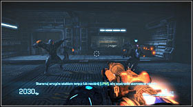 After getting past a few barriers you will reach a spot where a larger number of enemies will appear (some of them will run out of the room in the distance) - Act VI - Chapter 3 - p. 2 - Walkthrough - Bulletstorm - Game Guide and Walkthrough