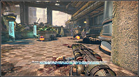 Opponents the moment you get out of the building - Act VII - Chapter 1 - p. 1 - Walkthrough - Bulletstorm - Game Guide and Walkthrough