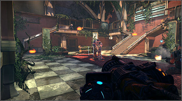 The place of a demanding fight. - Act VII - Chapter 1 - p. 2 - Walkthrough - Bulletstorm - Game Guide and Walkthrough