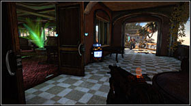Newsbot #6: it can be found in the room in which the opponent which you were shooting at (using the sniper rifle) have hidden, while your companion was lowering the bridge - Newsbots - p. 1 - Secrets - Bulletstorm - Game Guide and Walkthrough