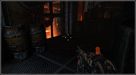 Bottle #15: it can be found at the very beginning of the platform (upper floor) inside the building with characteristic burning tanks - Bottles - p. 1 - Secrets - Bulletstorm - Game Guide and Walkthrough