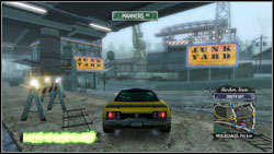 Junkyard - Harbor Town - Drive throughs and car parks - Burnout Paradise: The Ultimate Box - Game Guide and Walkthrough