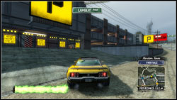 Car park #1 - Harbor Town - Drive throughs and car parks - Burnout Paradise: The Ultimate Box - Game Guide and Walkthrough