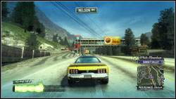 Gas station #3 - White Mountain - Drive throughs and car parks - Burnout Paradise: The Ultimate Box - Game Guide and Walkthrough