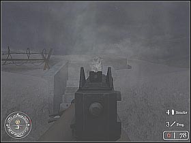 You can use the heavy machine gun if you want to - The Diversionary Raid - The Battle of El Alamein - Call of Duty 2 - Game Guide and Walkthrough