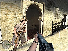 Use the stairs to get to the upper floor - The End of the Beginning - The Battle of El Alamein - Call of Duty 2 - Game Guide and Walkthrough