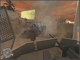 A second truck will appear on the map in a couple of seconds - Armored Car Escape - Rommel's Last Stand - Call of Duty 2 - Game Guide and Walkthrough