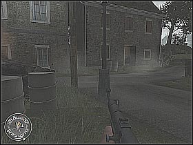 Enter the right building - The Crossroads - The Battle for Caen - Call of Duty 2 - Game Guide and Walkthrough