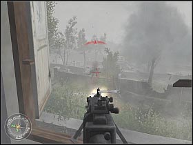 You should receive some new orders from the squad leader - Defending the Pointe - D-Day - Call of Duty 2 - Game Guide and Walkthrough