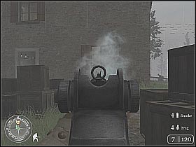 It would be best to pick up a machine gun from one of the killed enemy soldiers - Bergstein - Hill 400 - Call of Duty 2 - Game Guide and Walkthrough