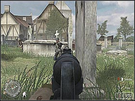 You should be getting closer to your next objective - The Crossing Point - Crossing the Rhine - Call of Duty 2 - Game Guide and Walkthrough