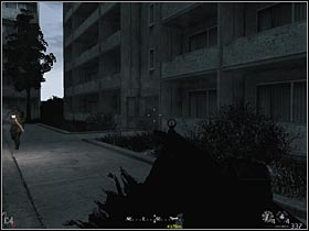 When, during the final battle, enemy choppers show up, get to a building located on the south-east (see the picture) - Intel Data - part 3 - Intel Data - Call of Duty 4: Modern Warfare - Game Guide and Walkthrough