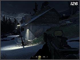 When it's good to go, you should take care of the nearest building (#126) - Safehouse - Walkthrough - Call of Duty 4: Modern Warfare - Game Guide and Walkthrough