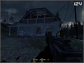When you deal with the first building you can carry on with the next one - located on the North-west (#124) - Safehouse - Walkthrough - Call of Duty 4: Modern Warfare - Game Guide and Walkthrough