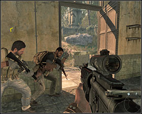 There is one guard inside and according to the clue, you will get, it is worth surprising him - Operation 40 - p. 1 - Walkthrough - Call of Duty: Black Ops - Game Guide and Walkthrough