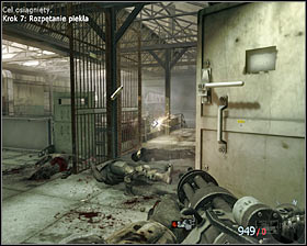 You have to protect yourself as long as Reznow informs you about unblocking the access to the warehouse - Vorkuta - p. 3 - Walkthrough - Call of Duty: Black Ops - Game Guide and Walkthrough