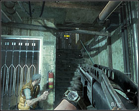 You will have to face the enemy in the corridors #1 and after eliminating the first group of opponents, it is worth checking their bodies, picking up their raffles and machine guns - Numb3rs - p. 1 - Walkthrough - Call of Duty: Black Ops - Game Guide and Walkthrough