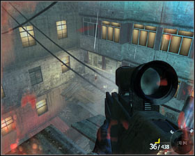 Jump towards the lower fragment of the roof #1 - Numb3rs - p. 2 - Walkthrough - Call of Duty: Black Ops - Game Guide and Walkthrough