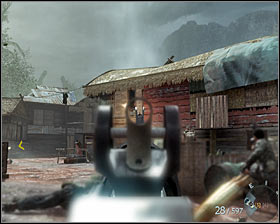 Watch out for the machine gun position which is situated in the area 1 - Victor Charlie - p. 2 - Walkthrough - Call of Duty: Black Ops - Game Guide and Walkthrough
