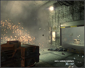 Go to another room and set an explosive charge in a place marked by the game #1 - WMD - p. 1 - Walkthrough - Call of Duty: Black Ops - Game Guide and Walkthrough