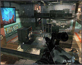 Wait until Weaver kills a guard and go upstairs - WMD - p. 2 - Walkthrough - Call of Duty: Black Ops - Game Guide and Walkthrough