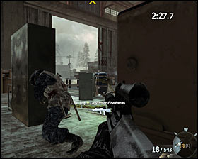 After leaving the control room stand somewhere on the left #1 and start attacking the enemies running into the warehouse - WMD - p. 3 - Walkthrough - Call of Duty: Black Ops - Game Guide and Walkthrough