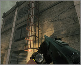 Watch out because when you try to use the ladder, a guard will appear in front of you #1 - Rebirth - p. 1 - Walkthrough - Call of Duty: Black Ops - Game Guide and Walkthrough