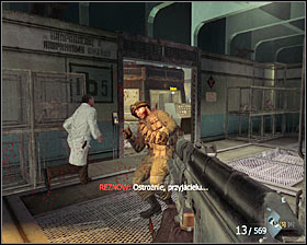 Eliminate the enemies carefully, look for the ones hiding behind the curtains #1 - Rebirth - p. 1 - Walkthrough - Call of Duty: Black Ops - Game Guide and Walkthrough