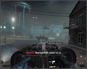 You will notice other enemies when the armored vehicle turns left and you should aim again at parked cars #1 - Rebirth - p. 2 - Walkthrough - Call of Duty: Black Ops - Game Guide and Walkthrough