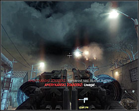 As usual first blow up hostile vehicles #1, and as a result, you will eliminate the soldiers standing near them easily - Rebirth - p. 2 - Walkthrough - Call of Duty: Black Ops - Game Guide and Walkthrough