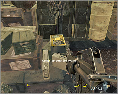 Secret service data is near the ammunition kept in here - S.O.G. - Intel location - Call of Duty: Black Ops - Game Guide and Walkthrough