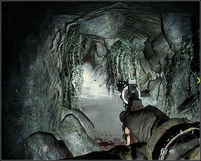 While going through the tunnel at the end of the mission stop and wait until one of Vietcong soldiers attacks you - Victor Charlie - Intel location - Call of Duty: Black Ops - Game Guide and Walkthrough