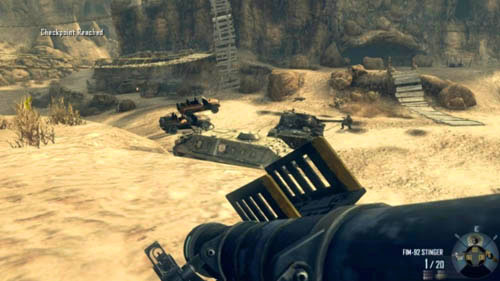Prepare the auto-aiming mode and keep looking out for enemy helicopters (first picture above) - Mission 03: OLD WOUNDS - Missions: Walkthrough - Call of Duty: Black Ops II - Game Guide and Walkthrough