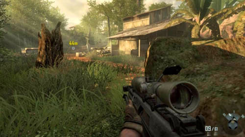 After clearing the place, jump down on the road and run south - Mission 04: TIME AND FATE - Missions: Walkthrough - Call of Duty: Black Ops II - Game Guide and Walkthrough