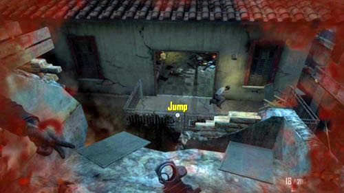 Upstairs, walk up to the word Help on the left and wait for your character to pull Noriega - Mission 07: SUFFER WITH ME - Missions: Walkthrough - Call of Duty: Black Ops II - Game Guide and Walkthrough