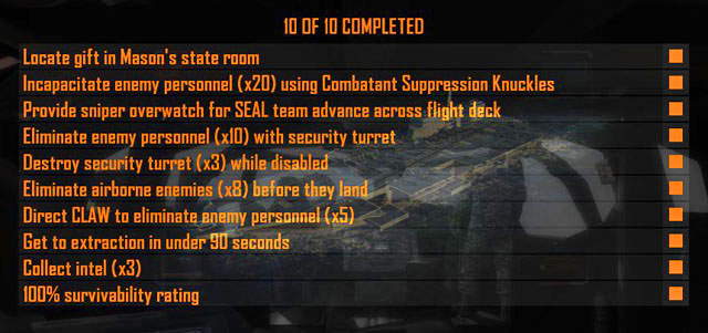 1 - Mission 09: ODYSSEUS - Missions: Challenges - Call of Duty: Black Ops II - Game Guide and Walkthrough