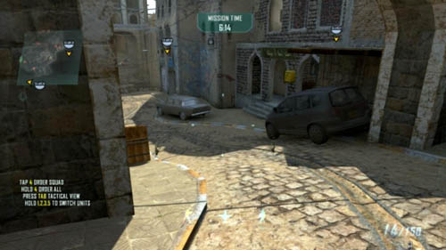 The street turns to the left, so follow this path and go through the gate - Strike Force 05: SECOND CHANCE - Strike Force: Challenges - Call of Duty: Black Ops II - Game Guide and Walkthrough