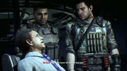 If Karma was rescued, she will be the one who will decode the intercepted data - Mission 08 - ACHILLES VEIL - Decisions, consequences, endings - Call of Duty: Black Ops II - Game Guide and Walkthrough