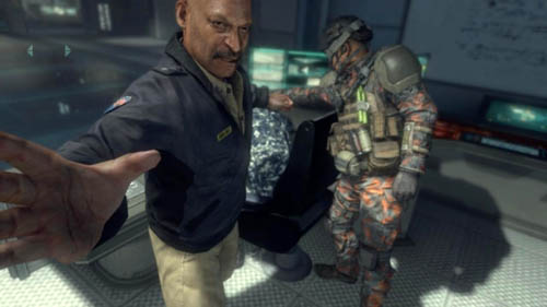 Also, in a moment, DeFalco will terrorize the technician next to Briggs (first picture above) - Mission 09 - ODYSSEUS - Decisions, consequences, endings - Call of Duty: Black Ops II - Game Guide and Walkthrough