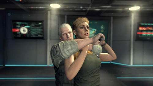 DeFalco approaches Karma from behind, grabs her (pictures above) - Mission 09 - ODYSSEUS (bridge) - Decisions, consequences, endings - Call of Duty: Black Ops II - Game Guide and Walkthrough
