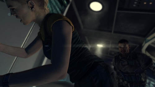 Karma throws herself at Salazar, but hits her and pushes her aside (pictures above) - Mission 09 - ODYSSEUS (bridge) - Decisions, consequences, endings - Call of Duty: Black Ops II - Game Guide and Walkthrough