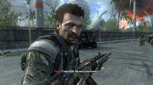 In addition, after landing, if Harper is alive, he will utter some words encouraging to fight (picture above) - Mission 11 - JUDGMENT DAY - Decisions, consequences, endings - Call of Duty: Black Ops II - Game Guide and Walkthrough