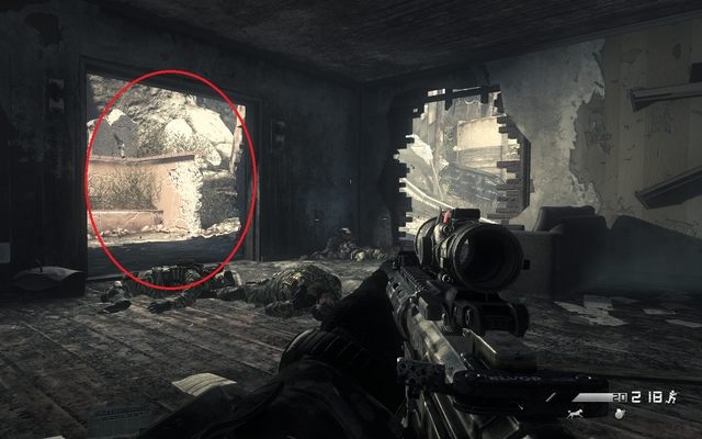 Enter this building, following your team - 03 - No Mans Land - Campaign - Walkthrough - Call of Duty: Ghosts - Game Guide and Walkthrough