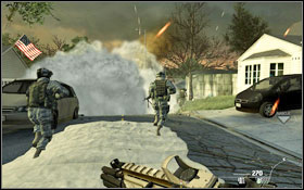 You will leave the vehicle right after noticing the BTR #1 - Act II - Wolverines! - Campaign - Call of Duty: Modern Warfare 2 - Game Guide and Walkthrough