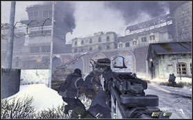 After a rather short helicopter flight, once you're above the Gulag, you will grab a sniper rifle - Act II - The Gulag - Campaign - Call of Duty: Modern Warfare 2 - Game Guide and Walkthrough