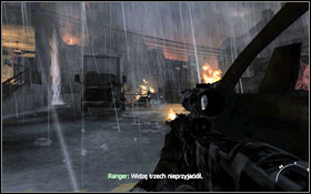 After breaking open the door, you will enter a dark room #1, in which you can have problems with localizing the enemies - Act III - Second Sun - Campaign - Call of Duty: Modern Warfare 2 - Game Guide and Walkthrough