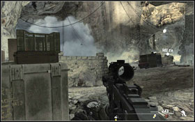 You will enter another cave, turn left - a couple of enemies with shields will lower themselves #1 - Act III - Just Like Old Times - Campaign - Call of Duty: Modern Warfare 2 - Game Guide and Walkthrough