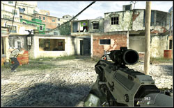 Right after entering the favella, take the left street and you will reach some huts with a motorcycle inside - Intel Location - Act I - Intel location - Call of Duty: Modern Warfare 2 - Game Guide and Walkthrough